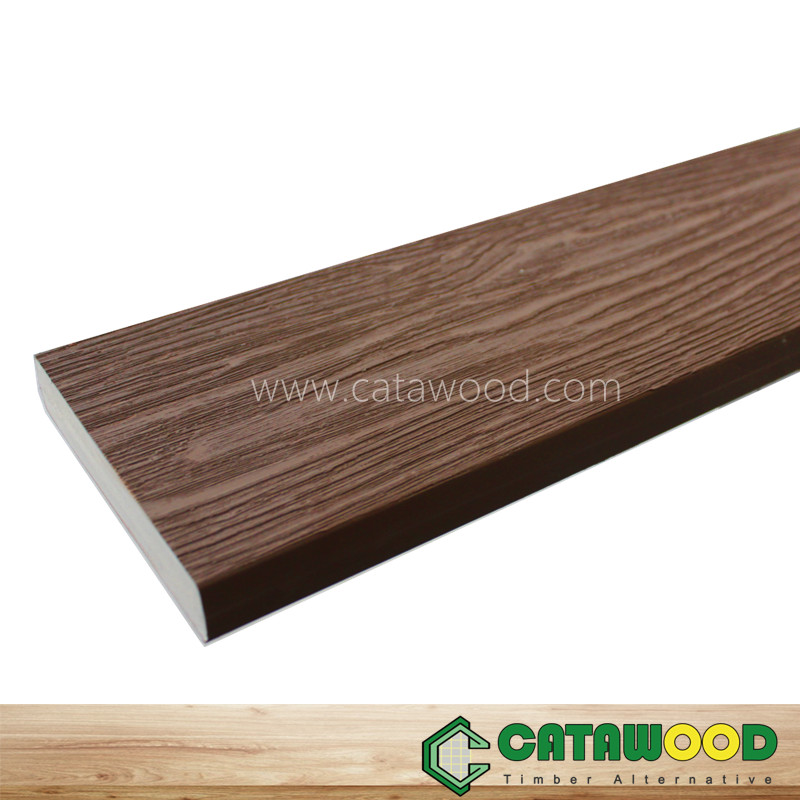 Acrylic capped PVC Composite Decking Board