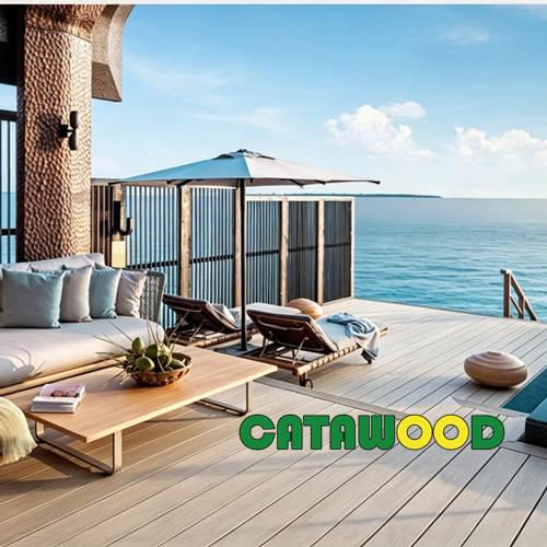 Catawood Oak Premium PVC decking