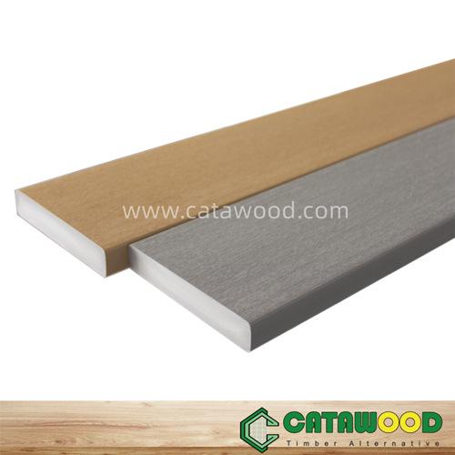 >PVC ASA Composite Decking with gentle brushed